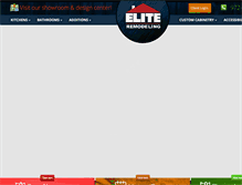 Tablet Screenshot of elitehomeremodeling.com